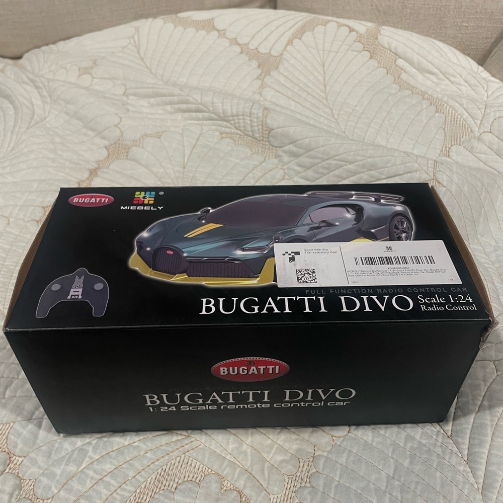 Bugatti green and black Remote Control Toy Car